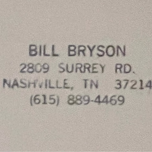 Collectible Bill Bryson 8 X 10. “Heart Headed” Matted Hand Tinted Serigraph - Picture 5 of 8